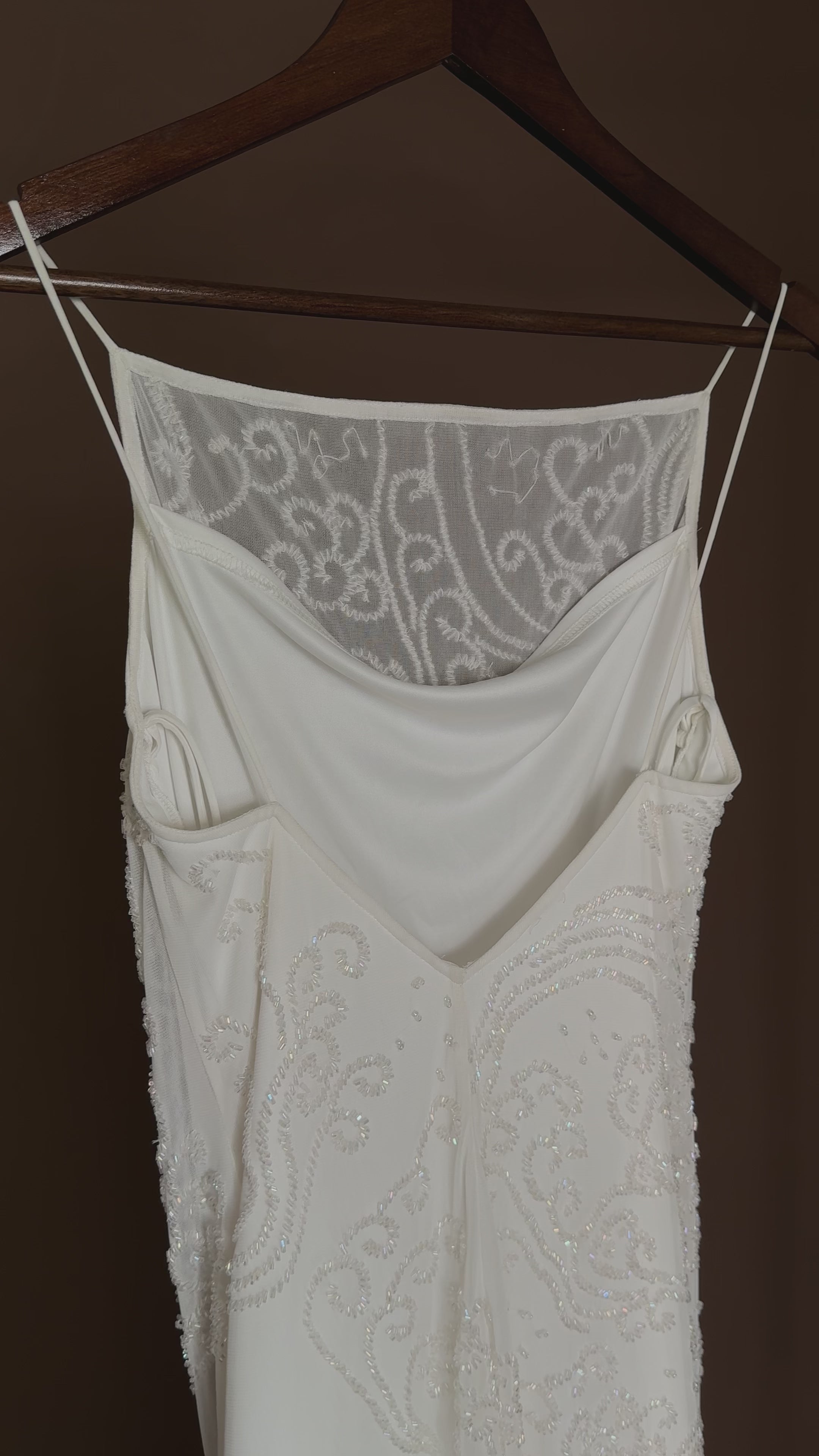 2000s Beaded Sheath Gown