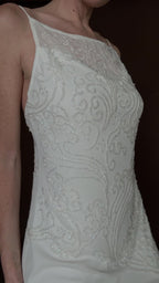 2000s Beaded Sheath Gown