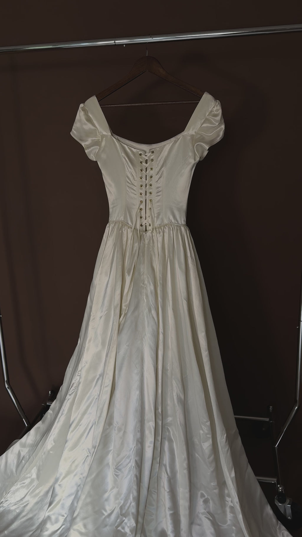 1940s Square Neck Ballet Gown