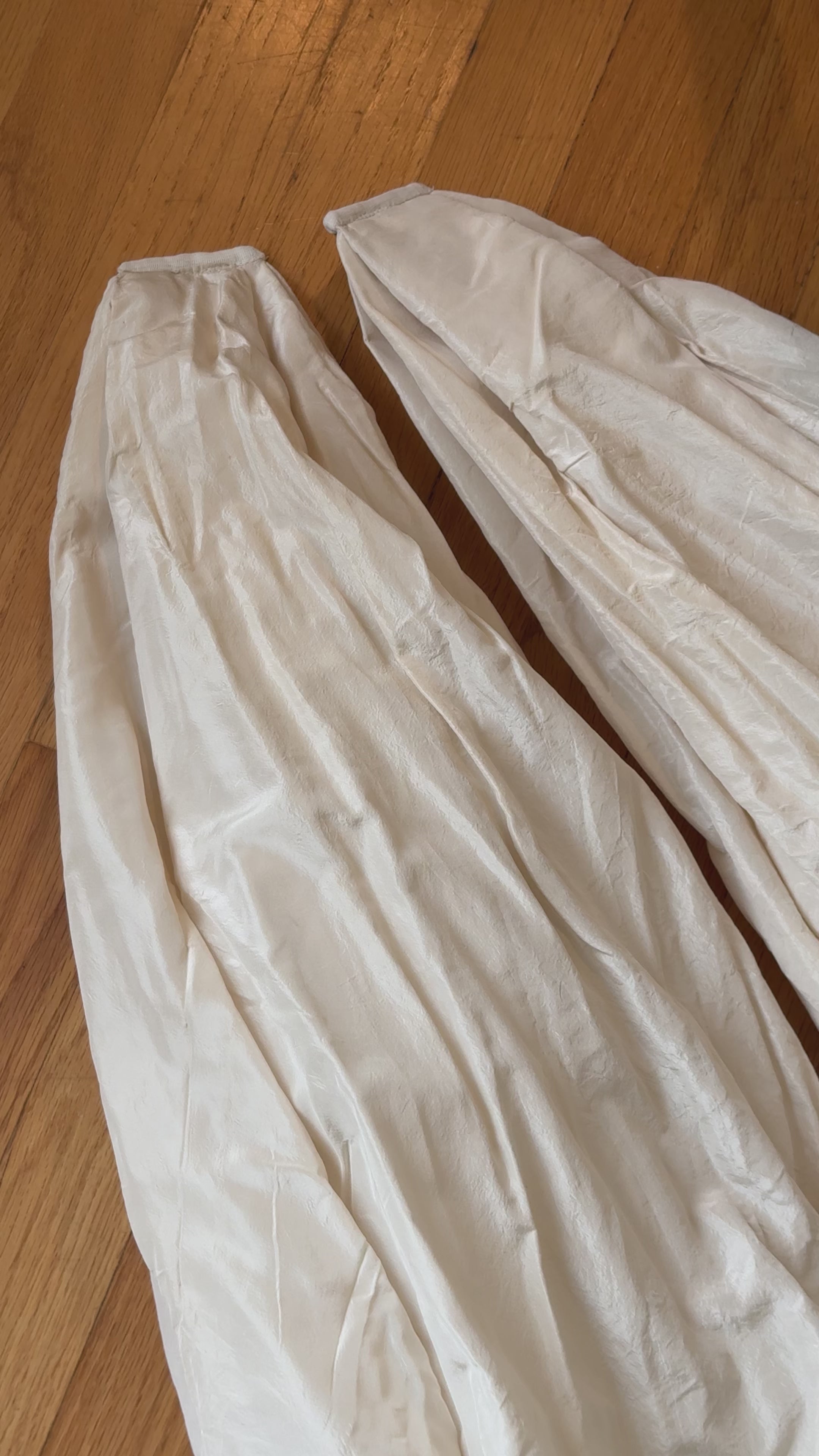 1960s Italian Silk Beaded Gown with Split Train