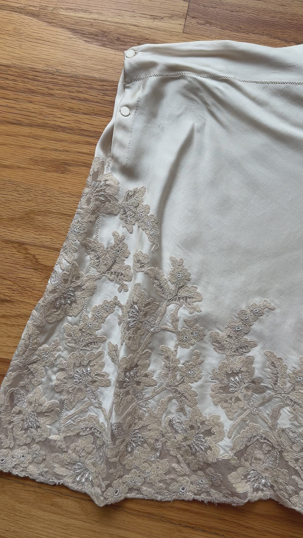 1930s Silk Double Yoke Skirt, Spain