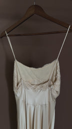 2000s Silk & Lace Slip Gown