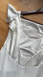 2000s English Silk Flutter Cowl Neck Gown, England