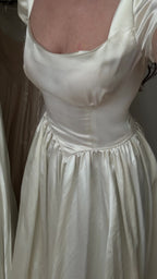 1940s Square Neck Ballet Gown