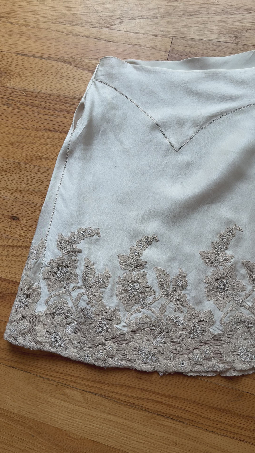 1930s Silk Double Yoke Skirt, Spain