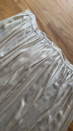 1930s Silk High Slit Maxi Skirt / Bridal Cape, Spain