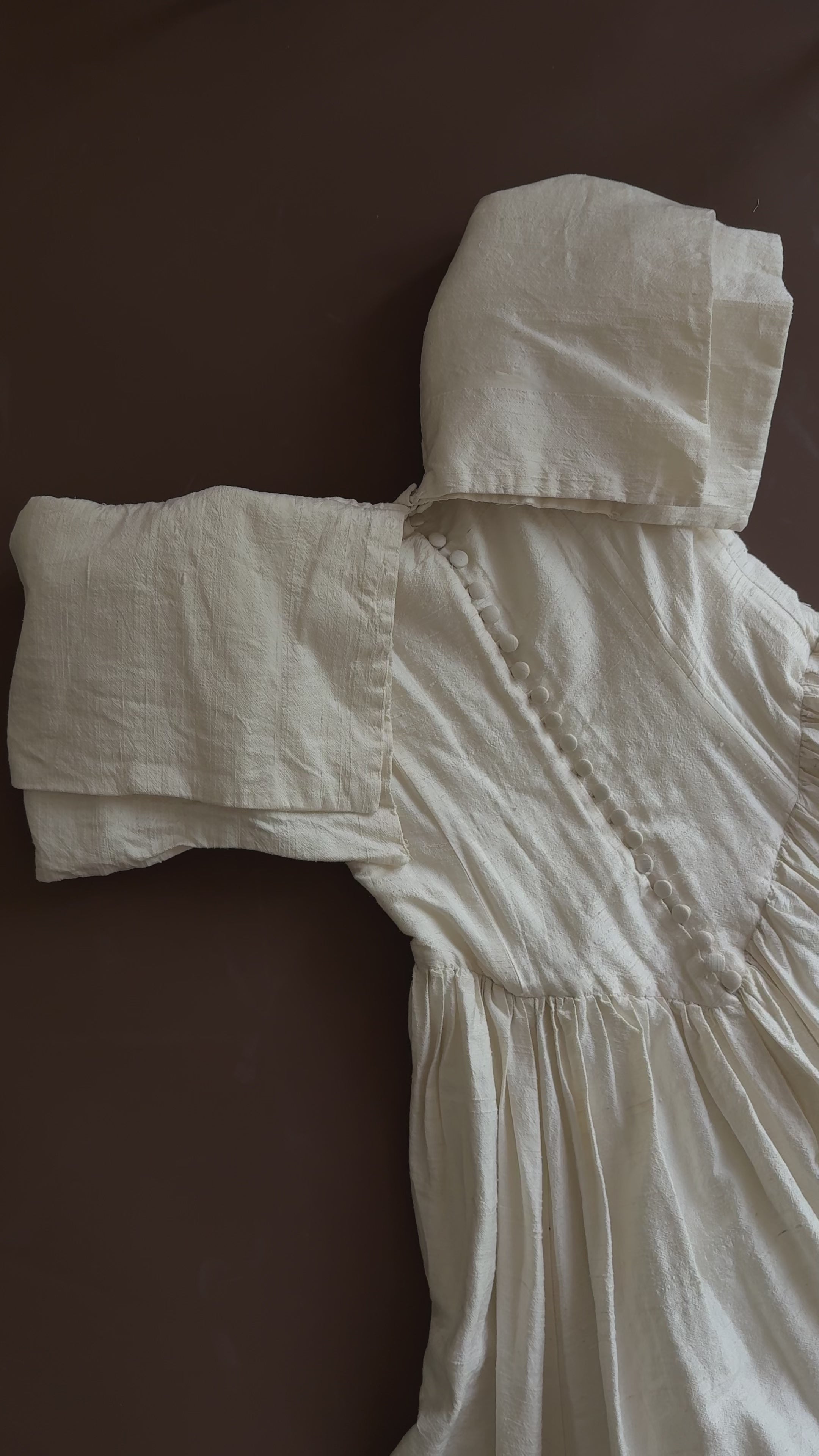 1980s Silk Off-The-Shoulder Bow Gown