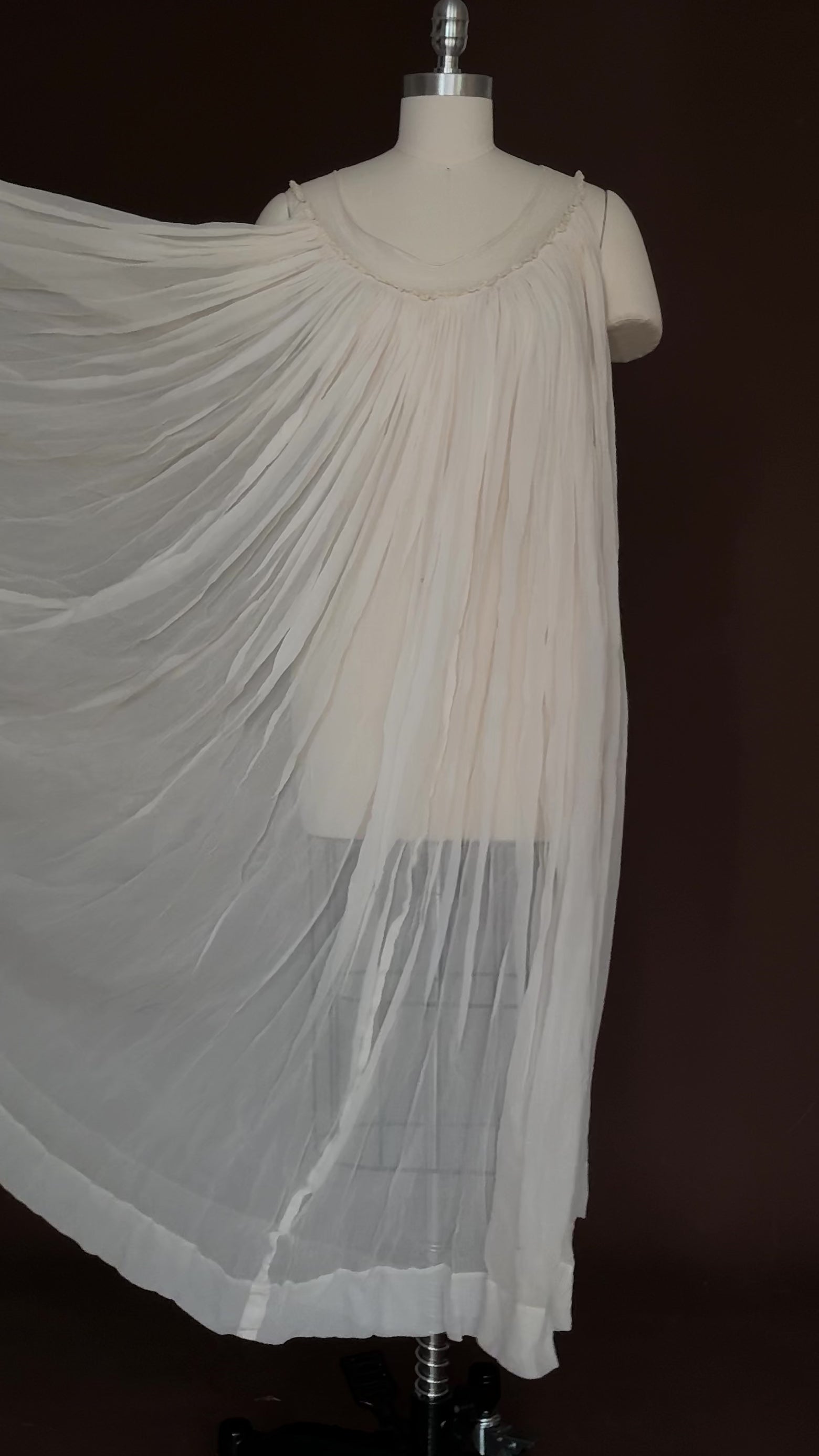 1930s Sheer Gauze Gown, Spain