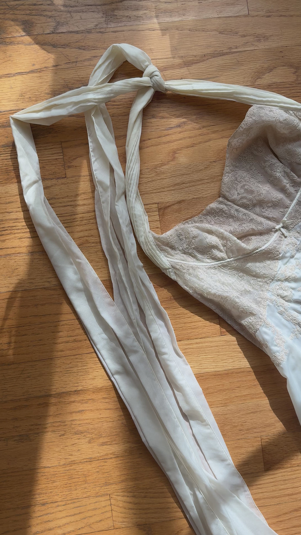 1950s Tie Slip Gown, Spain
