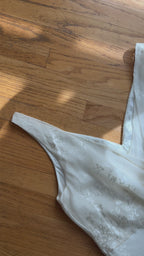 2000s Floral Devoré Gown, England