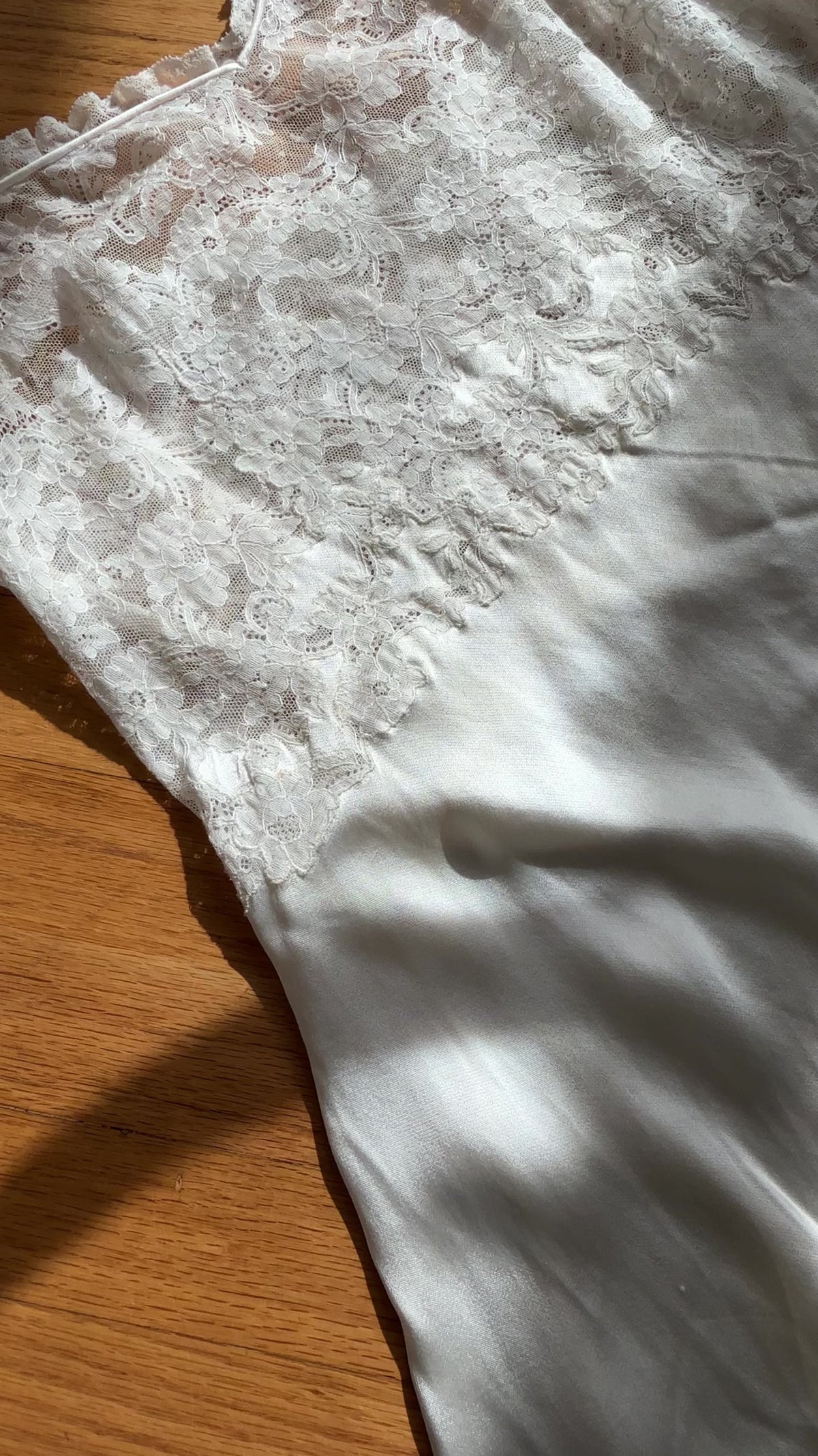 1940s Halter Lace Bust Slip, Spain