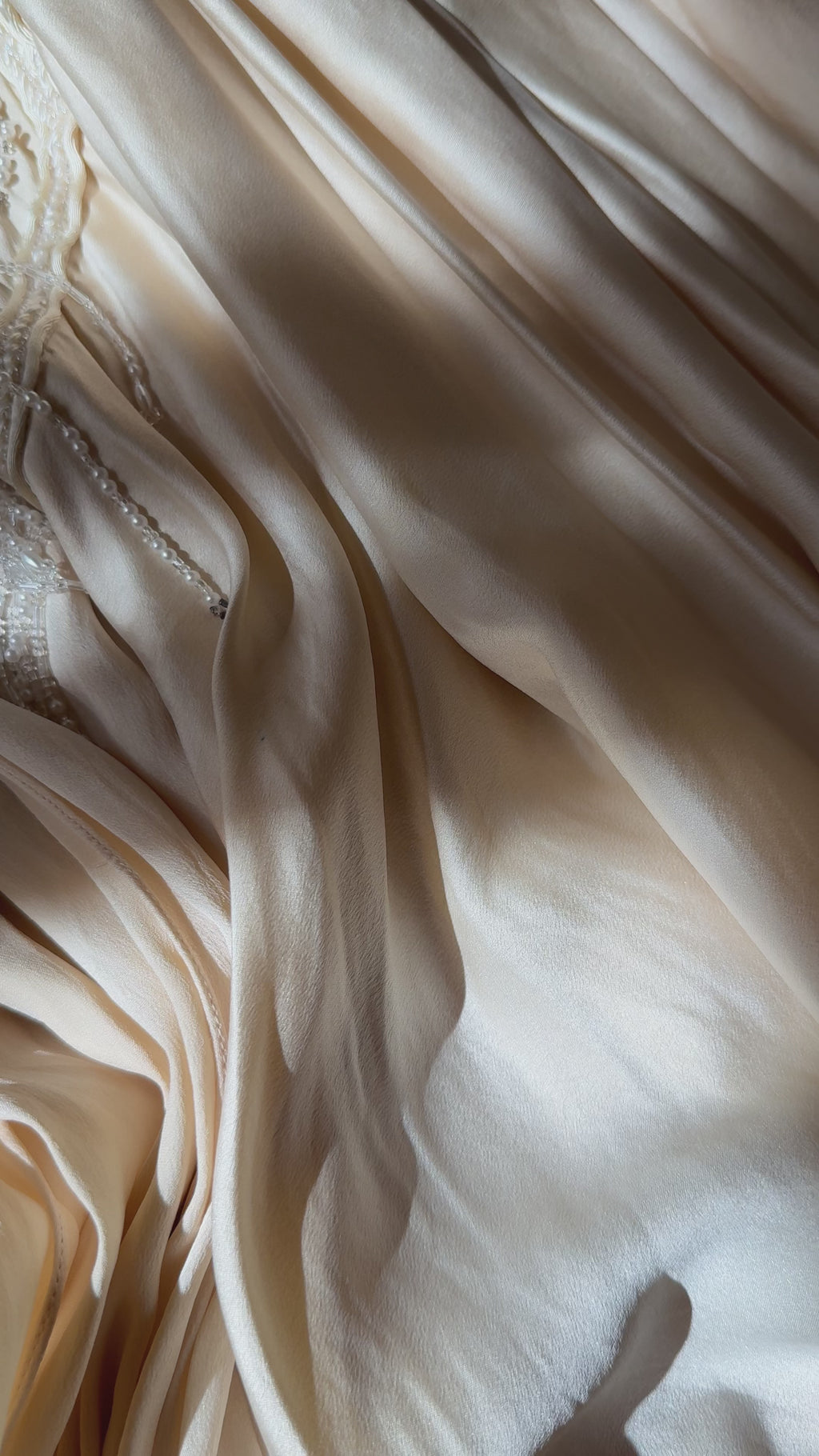 1970s Italian Silk Goddess Gown