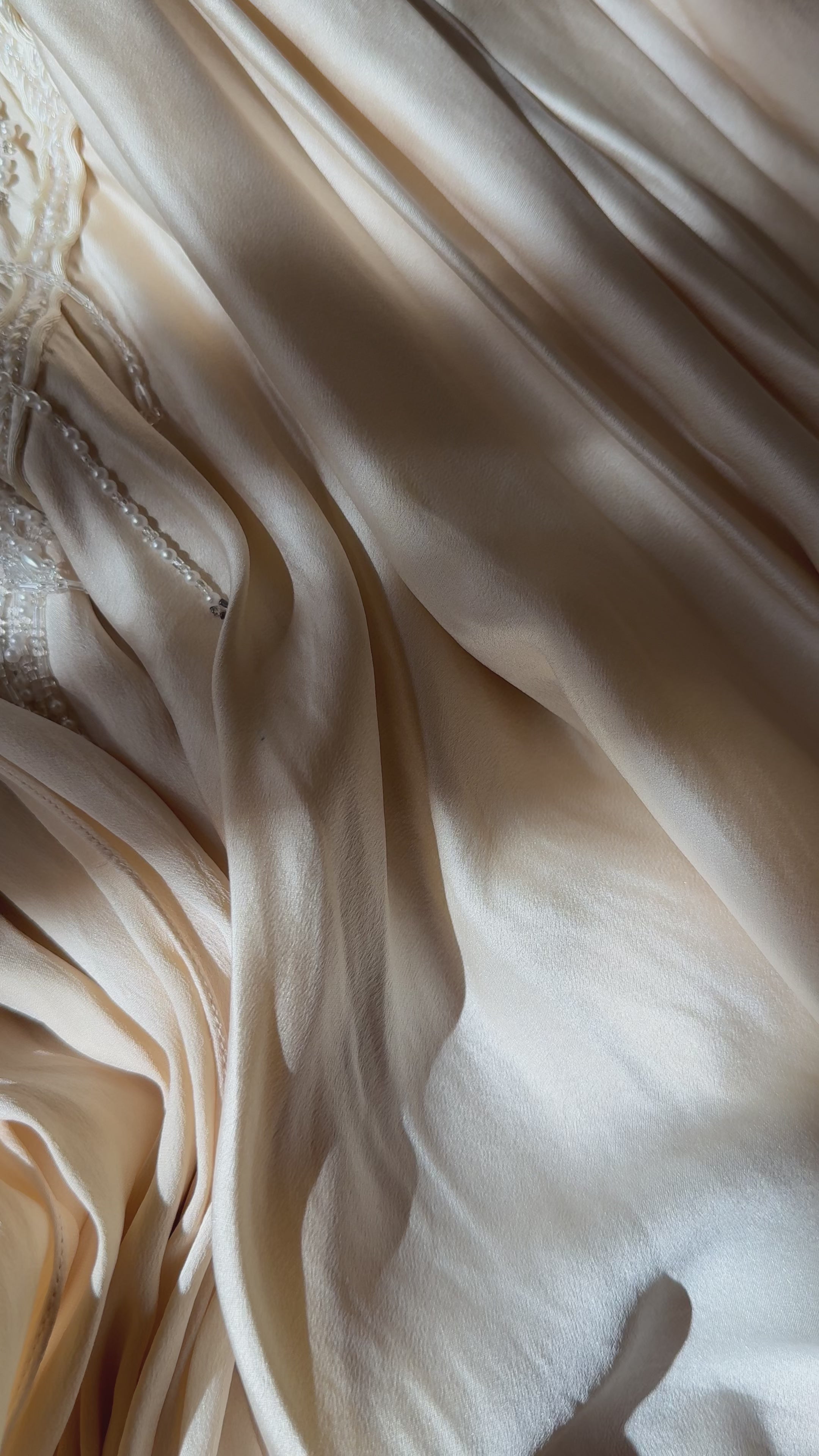 1970s Italian Silk Goddess Gown