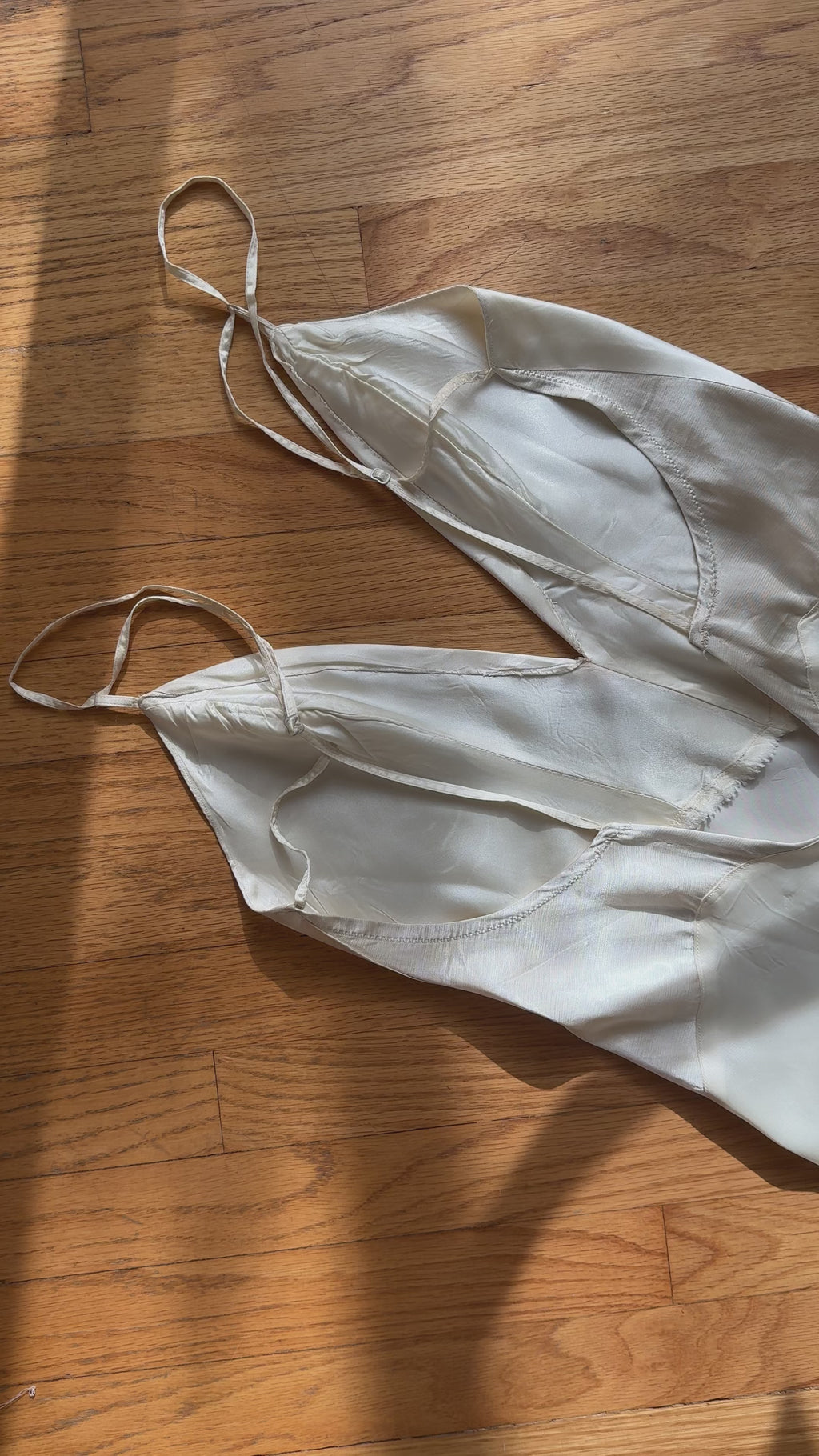 1930s Backless Deep V Slip Gown, USA